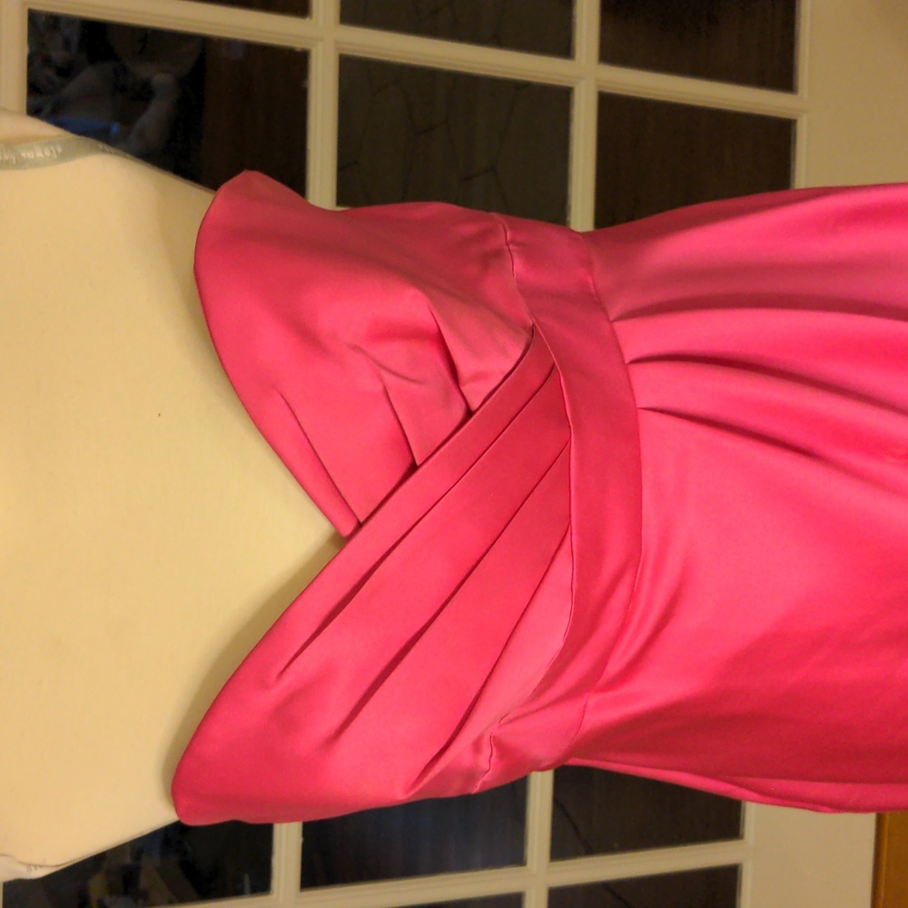 Alfred Angelo Barbie Pink Strapless dress size 10 - Picture 5 of 6